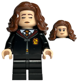 hp415 - Hermione Granger - Gryffindor Robe Clasped, Black Medium Legs, Sleeping / Awake