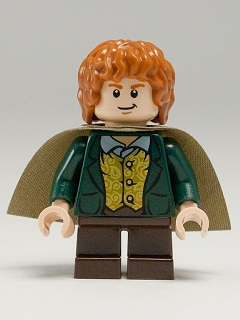 lor016 - Meriadoc Brandybuck (Merry) - Dark Orange Hair