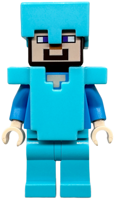 min015 - Steve - Medium Azure Legs, Helmet, and Armor