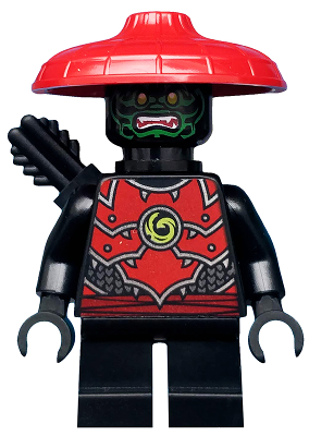 njo0500 - Stone Army Scout, Green Face