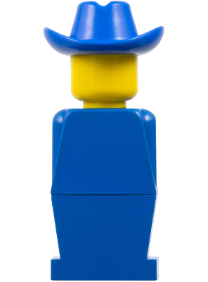 old042 - Legoland - Blue Torso, Blue Legs, Blue Cowboy Hat