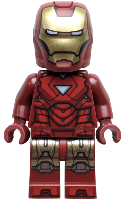 sh1040 - Iron Man - Mark 6 Armor, Large Helmet Visor, Trans-Light Blue Head (76315)