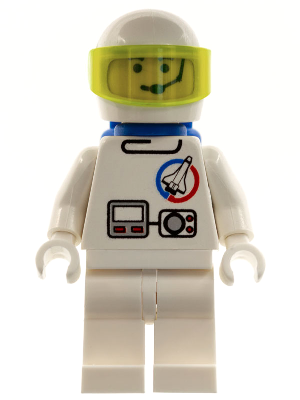 splc007 - Launch Command - Astronaut, Helmet, Trans-Neon Green Visor, Blue Air Tanks