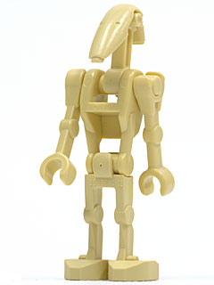 sw0001d - Battle Droid - Tan, Straight Arms