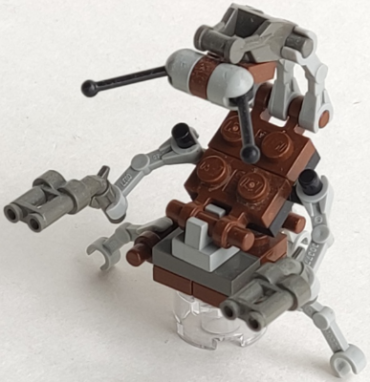 sw0063 - Droideka (Destroyer Droid) - Brown, Light Gray, and Dark Gray