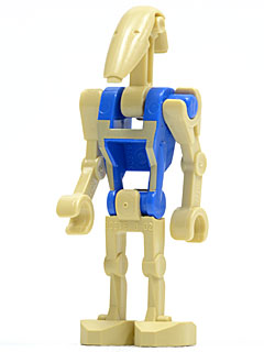 sw0300 - Battle Droid Pilot with Blue Torso with Tan Insignia