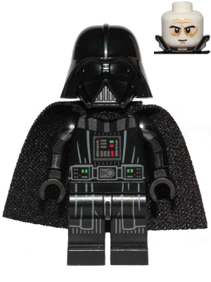 sw1106 - Darth Vader - Printed Arms, Spongy Cape, White Head with Smile