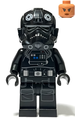 sw1260 - Imperial TIE Fighter / Interceptor Pilot - Female, Nougat Head