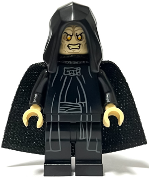 sw1263 - Emperor Palpatine - Spongy Cape, Hood Basic, Yellow Eyes