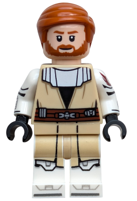 sw1424 - Obi-Wan Kenobi - Clone Wars, Printed Arms and Legs (75432)