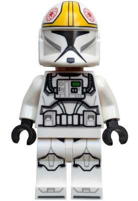 sw1425 - Clone Trooper Pilot (Phase 1) - Yellow Markings, Nougat Head (75432)