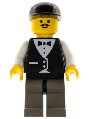 twn004 - Town Vest Formal - Race Official, Black Cap