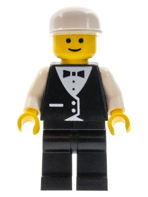 wtr004 - Town Vest Formal - Race Official, White Cap