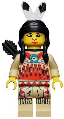 ww018 - Indian 4 - Female, Black Quiver