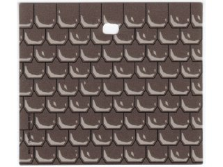 x214px1 - Paper Plastic Laminated for Set 4709, 9 x 10 with Roof Shingle Pattern and Hole