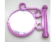 x222pb07 - Fabuland Sign on Pole with Mirror Pattern (Sticker) - Sets 5805 / 5837 / 5862
