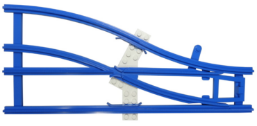 x879cx1 - Train, Track 4.5V Switch Point Right with White Ties