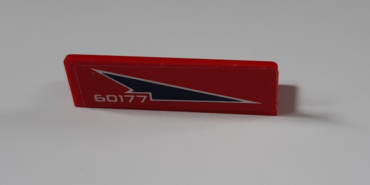 30413pb072R - Panel 1 x 4 x 1 with '60177' Pattern Model Right Side (Sticker) - Set 60177