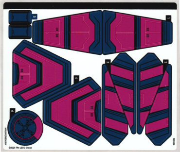 76316stk01 - Sticker Sheet for Set 76316 - (10112197/6536319)