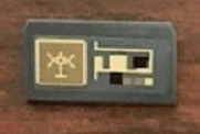 85984pb217 - Slope 30 1 x 2 x 2/3 with SW Starhopper Control Panel Pattern (Sticker) - Set 75024