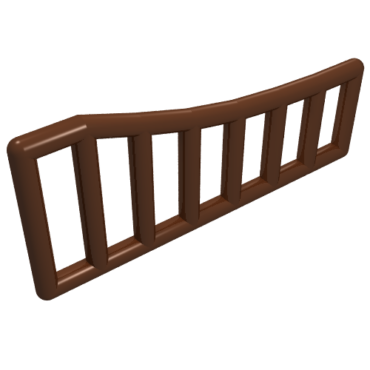 95229 - Bar 1 x 8 x 3 - 1 x 8 x 4 Grille Curved