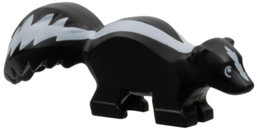 24066pb01 - Skunk with White Markings Pattern
