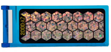 30292pb001 - Flag 7 x 3 with Bar Handle with Space Port Solar Array with '2000-XZ' Pattern (Sticker) - Sets 6454 / 6456 / 6458