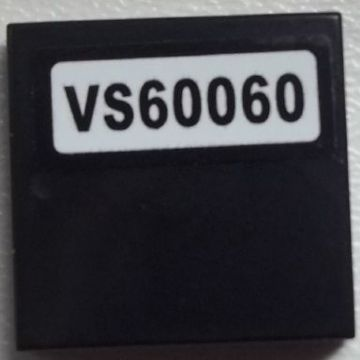 3068pb0836 - Tile 2 x 2 with 'VS60060' Pattern (Sticker) - Set 60060