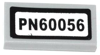 3069pb0310 - Tile 1 x 2 with 'PN60056' Pattern (Sticker) - Set 60056