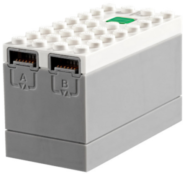 34742c01 - Electric 9V Battery Box Powered Up Bluetooth HUB with Light Bluish Gray Bottom