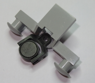 4022c02 - Train Buffer Beam with Black Train Coupling and Black Magnet Cylindrical (4022 / 2920 / 73092)