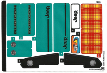 42227stk01 - Sticker Sheet for Set 42227 - (10115255/6580430)