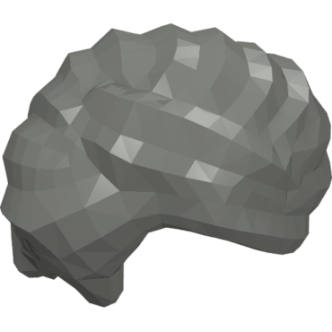61183 - Minifigure, Hair Swept Back Tousled