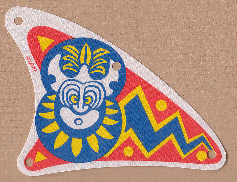 70954 - Cloth Sail Triangular Curved with Islander Pattern