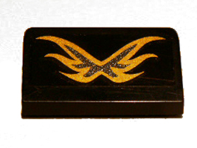 85984pb015 - Slope 30 1 x 2 x 2/3 with Gold Wings Pattern (Sticker) - Set 9448