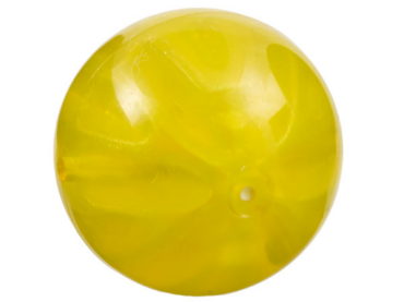 92534pb02 - Ball, Hard Plastic 19mm D. with Molded Satin Trans-Clear Slotted Inner Ball Pattern (Ninjago Dragon Power Element)