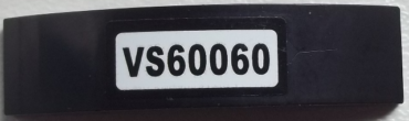 93273pb031 - Slope, Curved 4 x 1 x 2/3 Double with 'VS60060' Pattern (Sticker) - Set 60060