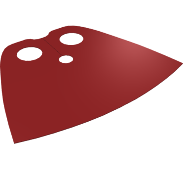 99464 - Minifigure Cape Cloth, Very Short - Traditional Starched Fabric